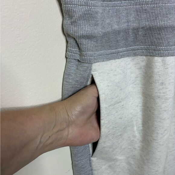 NWT FP Movement Making It Athleisure Overalls in Heather Grey Combo - Picture 9 of 10